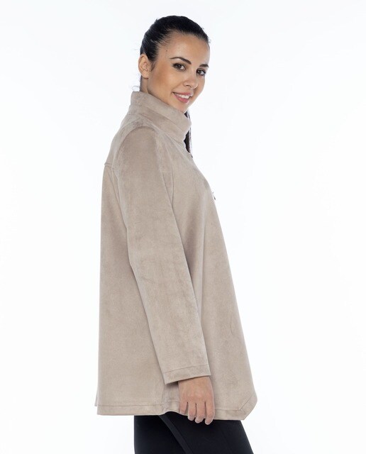 Chaqueta de mujer de neopreno de corte amplio · FSH · El Corte Inglés
