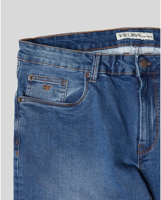 Vaquero de hombre skinny azul medio · Silbon · El Corte Inglés
