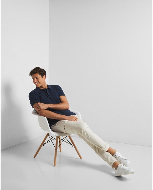 Polo de hombre en color azul marino de manga corta · Silbon · El Corte  Inglés