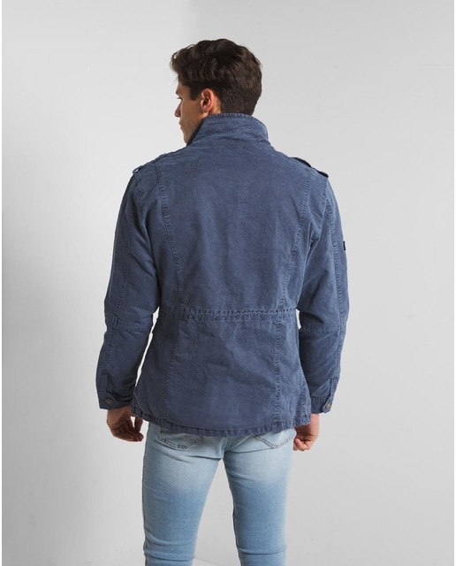 Chaqueta de hombre militar en color azul marino · Silbon · El Corte Inglés