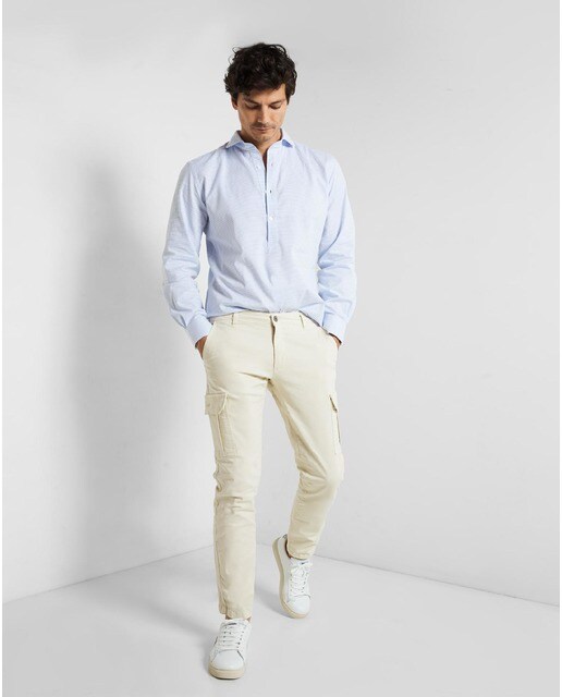 Compra Pantalon cargo soft verde en SILBON
