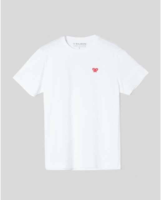 Camiseta de hombre en color blanco de manga corta · Silbon · El Corte Inglés
