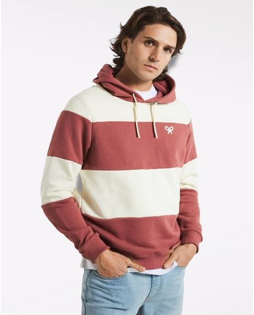 Sudadera de hombre en burdeos con capucha · Silbon · El Corte Inglés
