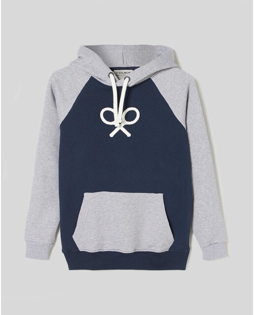 Sudadera de hombre bicolor con capucha · Silbon · El Corte Inglés