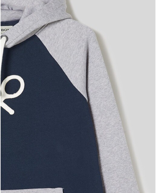 Sudadera de hombre bicolor con capucha · Silbon · El Corte Inglés