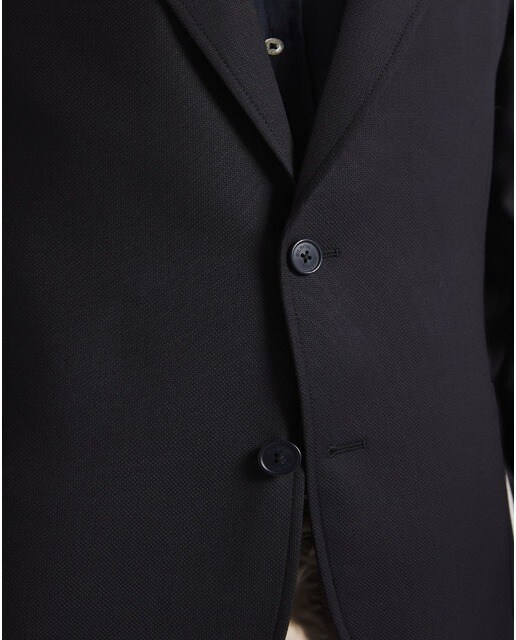 Americana de hombre slim lisa en color azul marino · Silbon · El Corte  Inglés