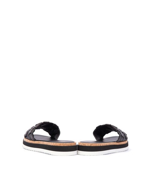 Sandalias planas de mujer de piel color negro · Alpe · El Corte Inglés