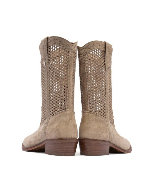 Botas de mujer de piel baby silk color natural · Alpe · El Corte Inglés