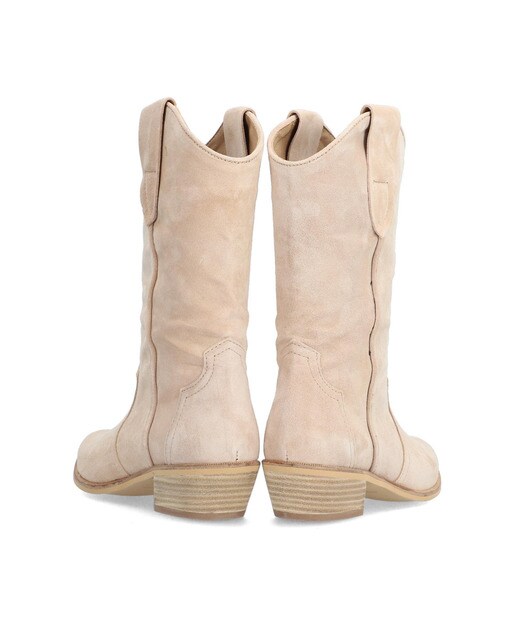Botas de mujer de piel baby silk color natural · Alpe · El Corte Inglés