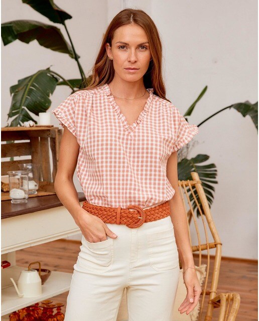 Camisas y Blusas de Cuadros Mujer - Compra en Venca