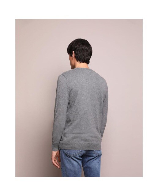 Jersey de hombre en gris con cuello redondo · Scalpers · El Corte Inglés