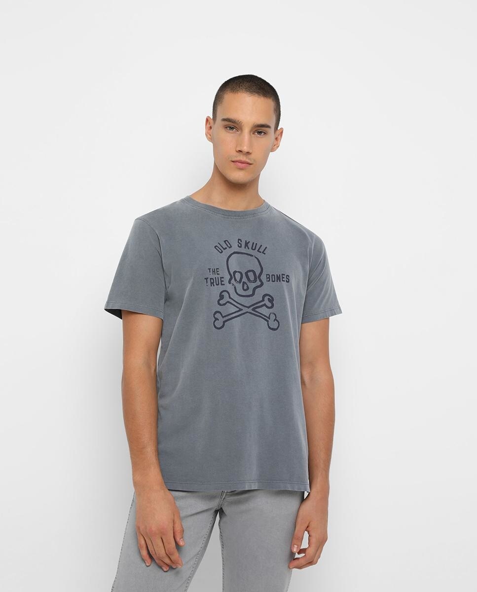 Camiseta de hombre en azul de manga corta · Scalpers · El Corte Inglés