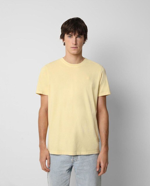 Camiseta de hombre en amarillo de manga corta · Scalpers · El Corte Inglés