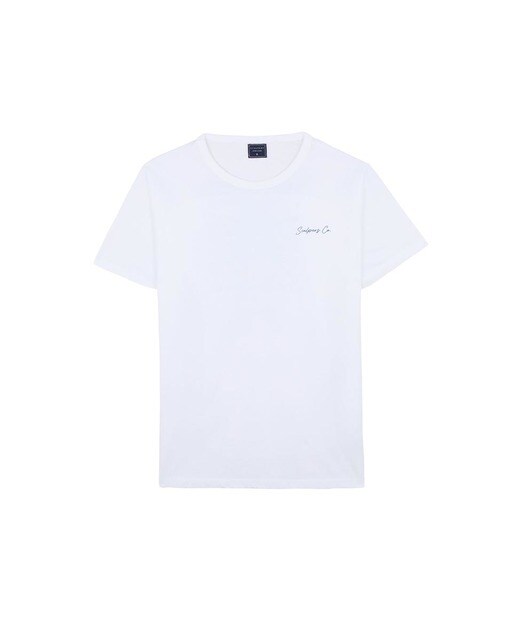 Camiseta de hombre en blanco de manga corta · Scalpers · El Corte Inglés