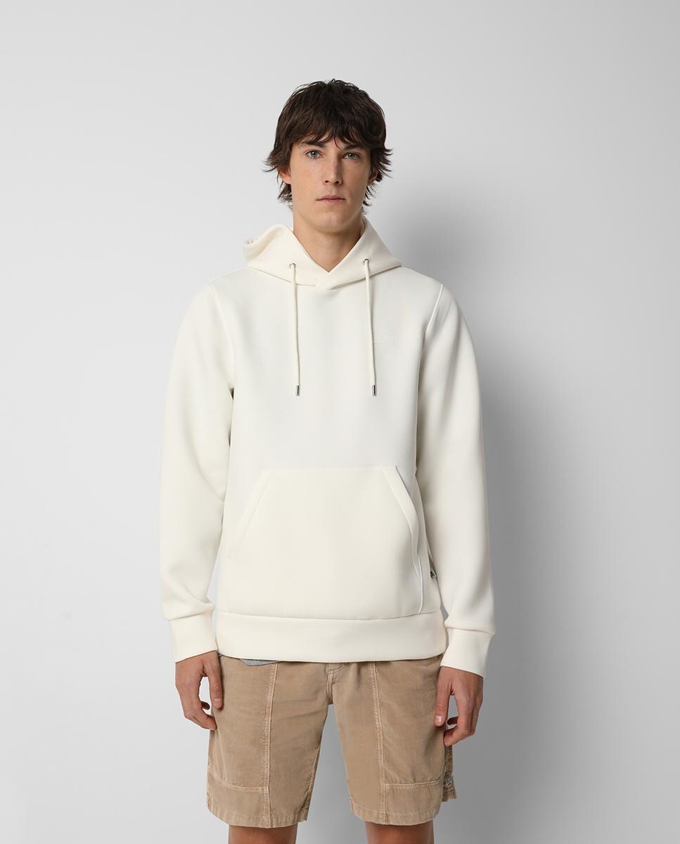 Sudadera de hombre en blanco con capucha · Scalpers · El Corte Inglés