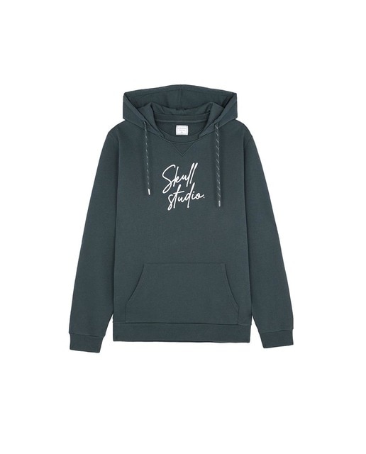 Sudadera de hombre en verde oscuro con capucha · Scalpers · El Corte Inglés