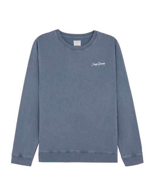 Sudadera de hombre en azul con print en trasero · Scalpers · El Corte Inglés