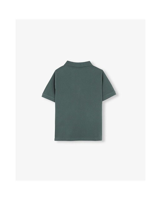 Polo de niño de manga corta en verde oscuro · Scalpers · El Corte Inglés