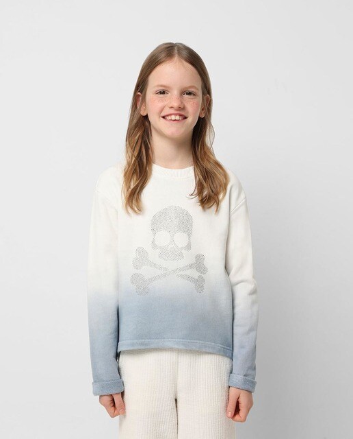 Sudadera de niña tie dye con calavera frontal · Scalpers · El Corte Inglés
