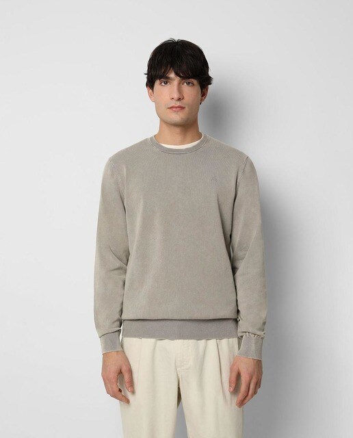 Sudadera de hombre en azul marino con cuello redondo · Scalpers · El Corte  Inglés