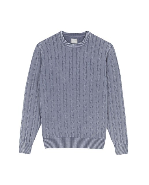Jersey de hombre en gris con cuello redondo · Scalpers · El Corte Inglés