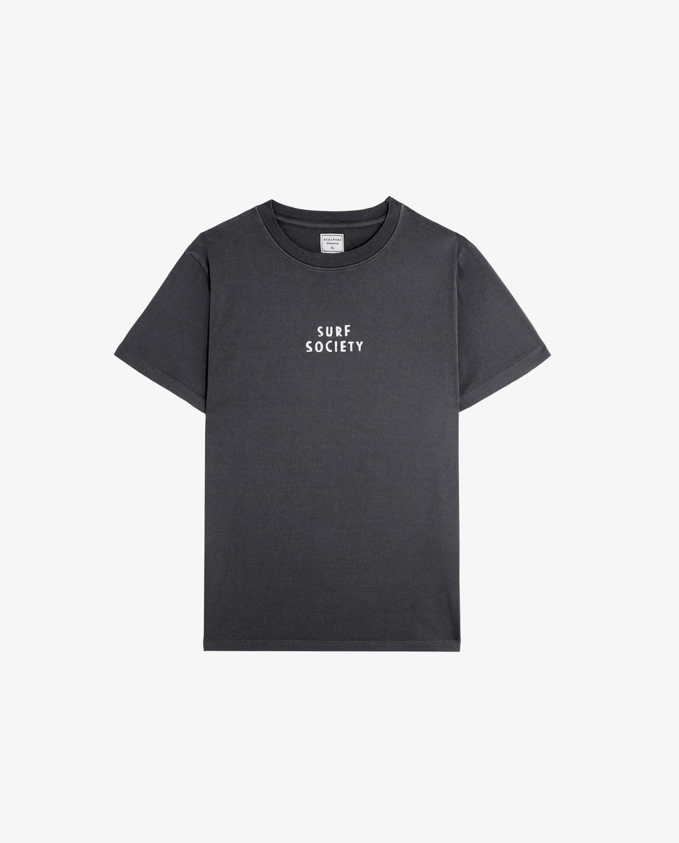 Camiseta de hombre en gris de manga corta · Scalpers · El Corte Inglés