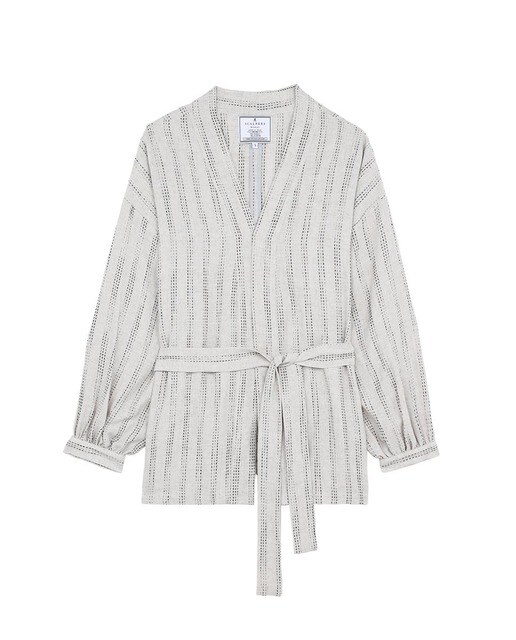 Chaqueta de mujer tipo caftan con cinturón · Scalpers · El Corte Inglés