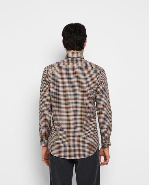 Camisa de hombre regular de cuadros multicolor · Scalpers · El Corte Inglés