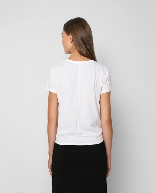 Camiseta de mujer de manga corta con nudo frontal · Scalpers · El Corte  Inglés