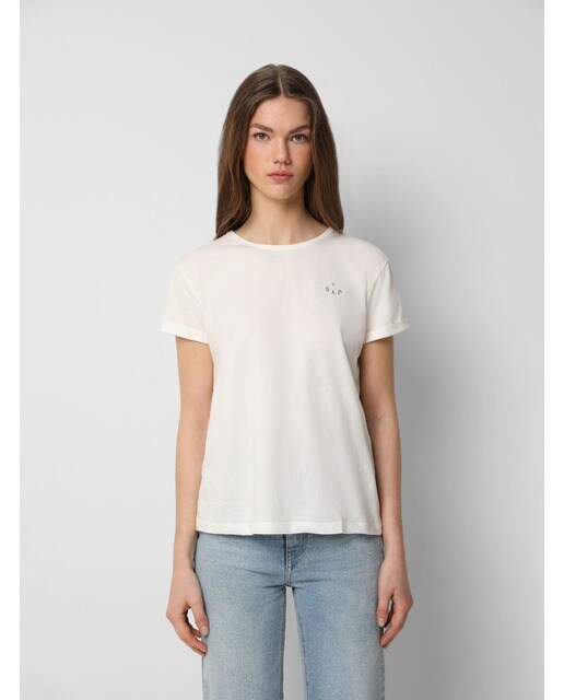 Camiseta de mujer lisa de manga corta con vuelta · Scalpers · El Corte  Inglés
