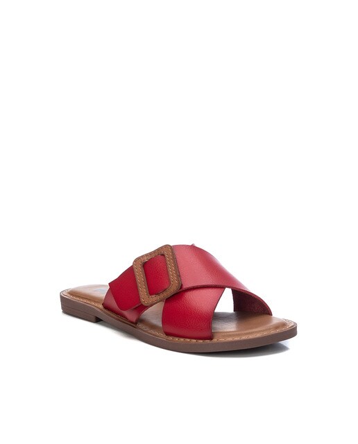 Sandalias planas de mujer cruzadas color rojo · Refresh · El Corte Inglés