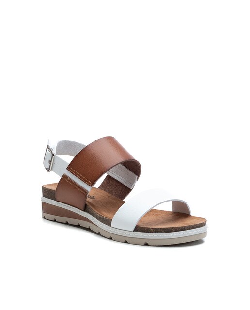 Sandalias de cuña de mujer color blanco con cierre de hebilla · Refresh · El  Corte Inglés
