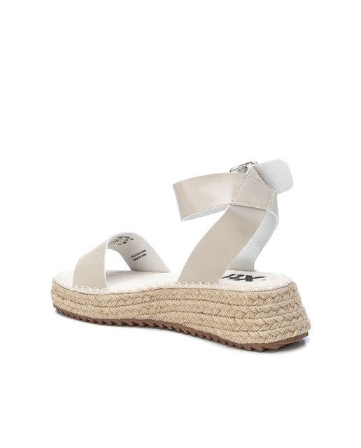 Sandalias de cuña de mujer color blanco con cierre de hebilla · Xti · El  Corte Inglés