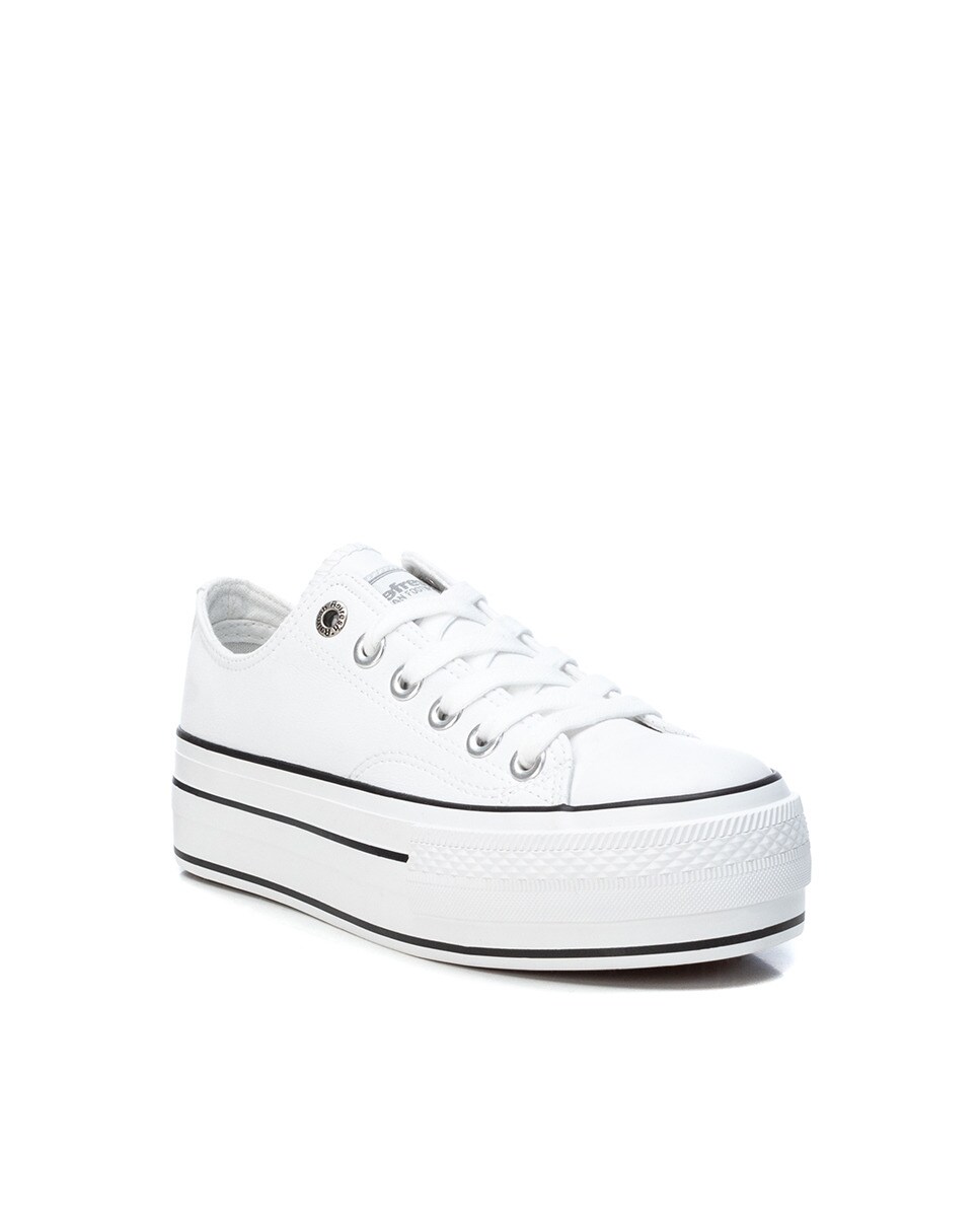 Zapatillas deportivas de mujer color blanco con plataforma · Refresh · El  Corte Inglés