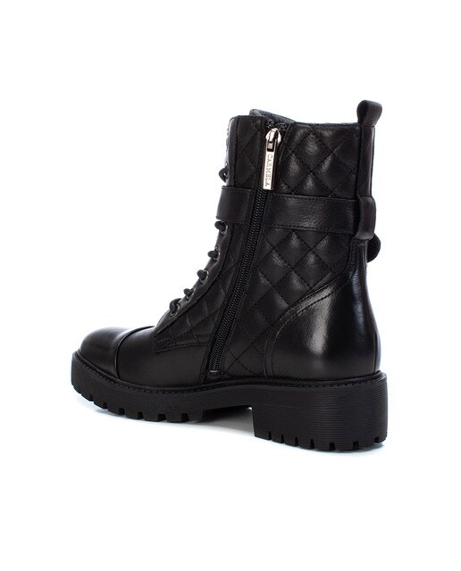 Botines de mujer de piel color negro con cierre de cremallera · Carmela ·  El Corte Inglés