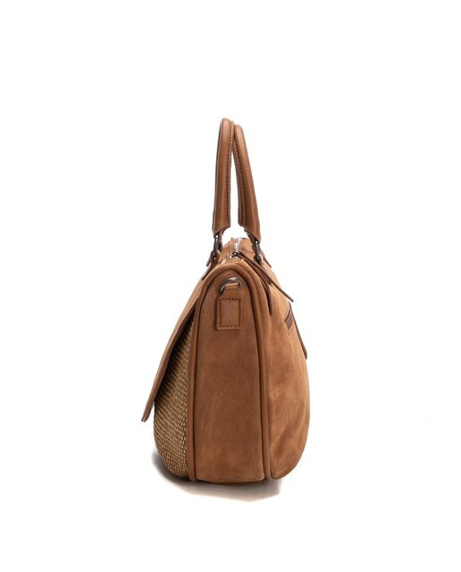 Bolso de mano Carmela de piel y asa ajustable color camel · Carmela · El Corte  Inglés