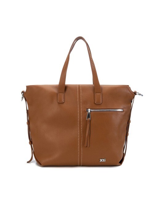 Bolso de hombro XTI color camel con asa ajustable y cierre de cremallera ·  Xti · El Corte Inglés