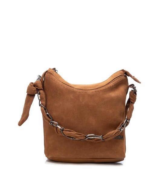 Bolso de hombro Carmela de piel y asa ajustable color camel · Carmela · El Corte  Inglés