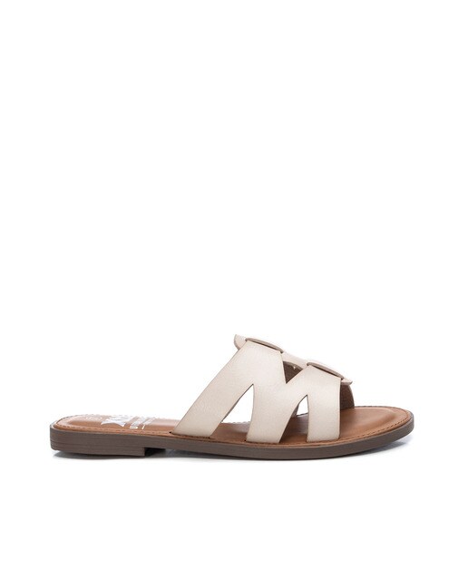 Sandalias planas de mujer de pala color blanco · Xti · El Corte Inglés