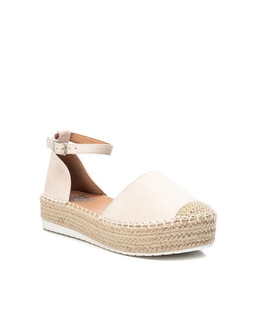 Alpargatas de plataforma de mujer color beige con cierre de hebilla · Xti ·  El Corte Inglés