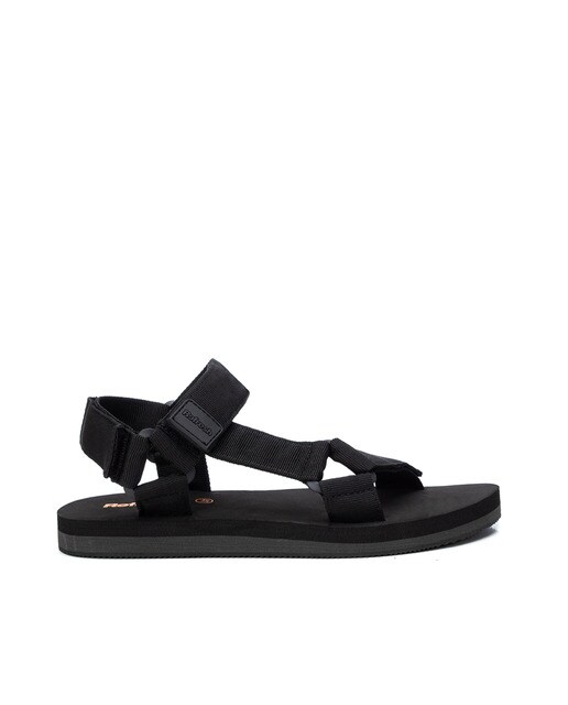 Sandalias de hombre color negro con cierre adherente · Refresh · El Corte  Inglés