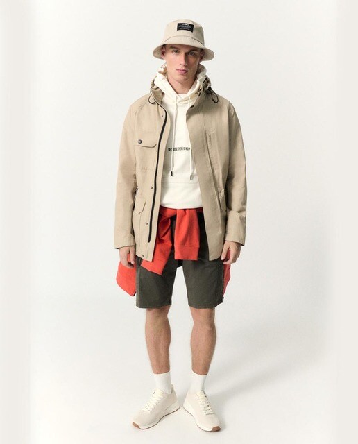 Chaqueta de hombre de materiales reciclados lisa · Ecoalf · El Corte Inglés