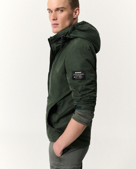 Chaqueta de hombre de materiales reciclados lisa · Ecoalf · El Corte Inglés