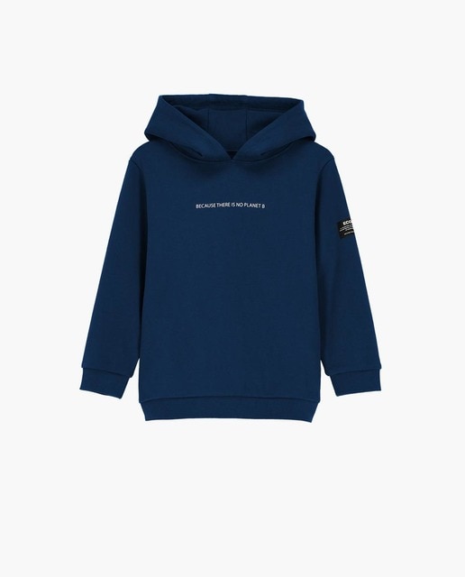 Sudadera con capucha en azul · Ecoalf · El Corte Inglés