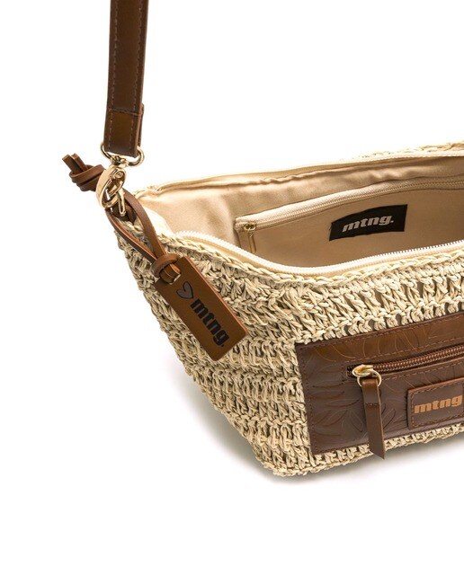 Bandolera de mujer Mustang en rafia de color beige · Mustang · El Corte  Inglés