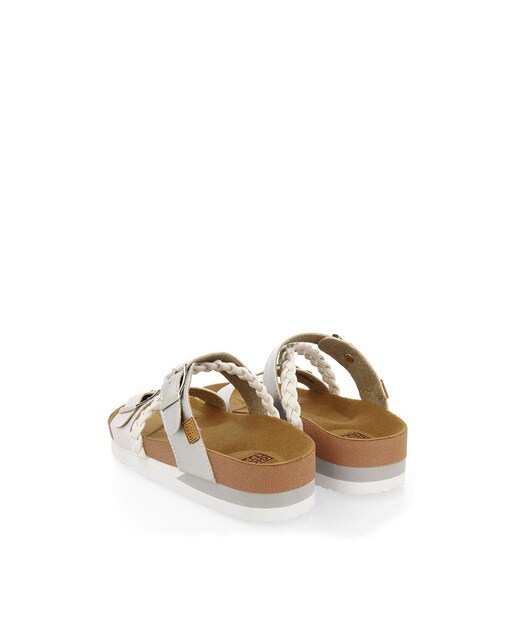 Sandalias de niña blancas con dos bandas con hebilla · Gioseppo · El Corte  Inglés
