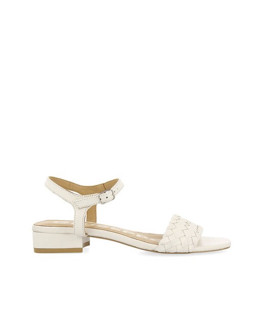 Sandalias de tacón de mujer de piel color crudo · Gioseppo · El Corte Inglés