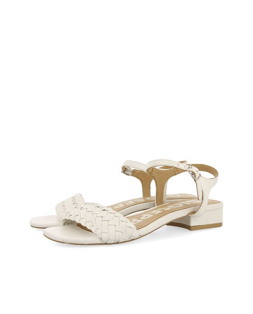Sandalias de tacón de mujer de piel color crudo · Gioseppo · El Corte Inglés