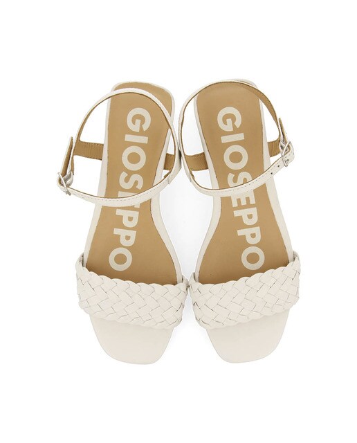 Sandalias de tacón de mujer de piel color crudo · Gioseppo · El Corte Inglés