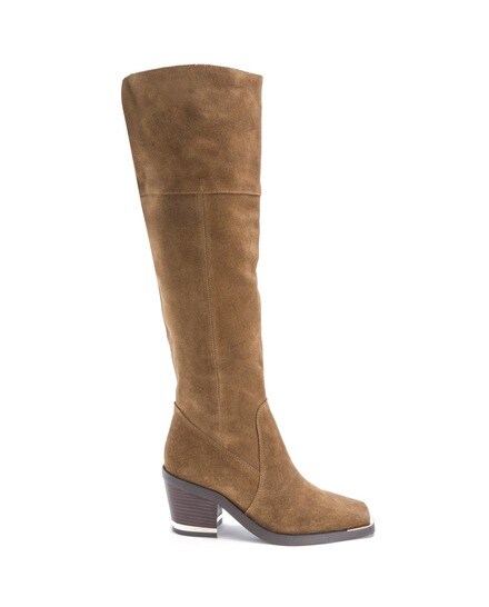 Botas de mujer de ante de caña alta en marrón · Alma en Pena · El Corte  Inglés